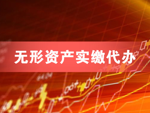 内江无形资产实缴资本代办